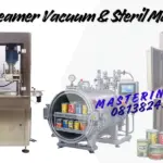 Kombinasi ideal can sealer + vacuum & sterilisasi