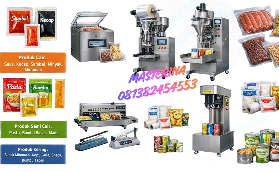 Jual Mesin Packaging untuk Produk Cair dan Kering di Jakarta
