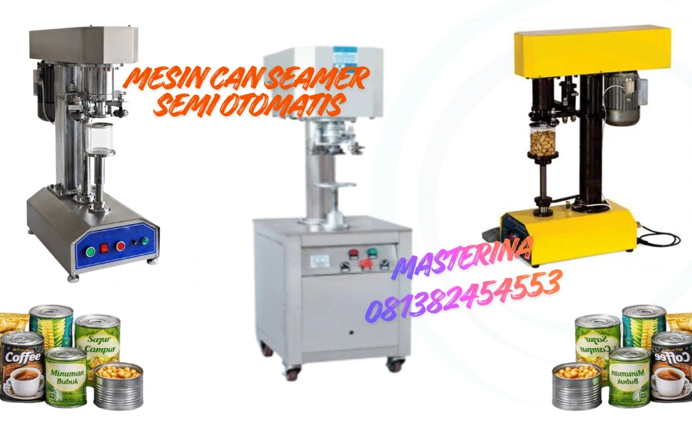 jual mesin can seamer semi otomatis penyegel kaleng di jakarta